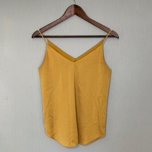 Express Mustard Yellow Dressy Date Night Tank XS